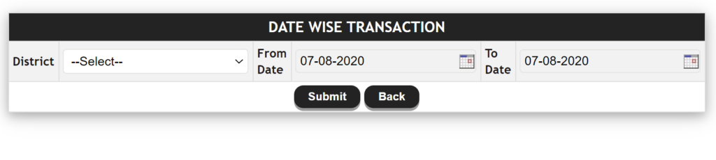 Date Wise Transaction