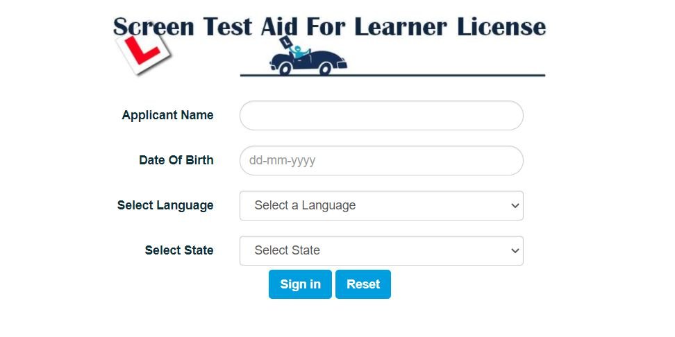 Mock Test for Learner License