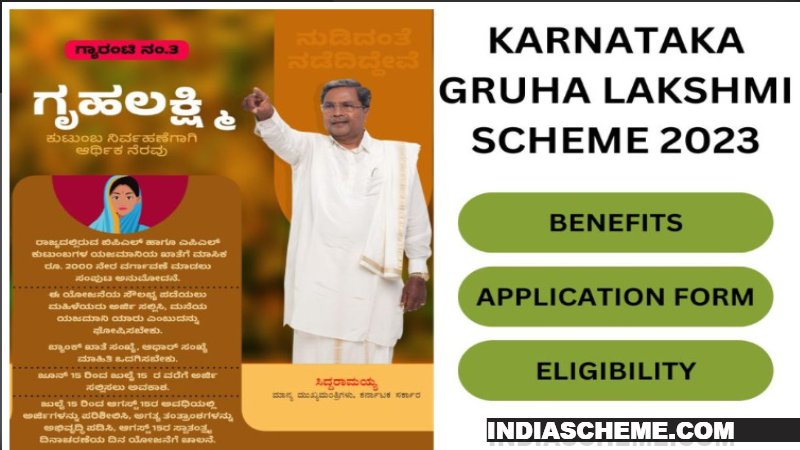 Karnataka Gruha Lakshmi Scheme 2023 Apply Online And Form
